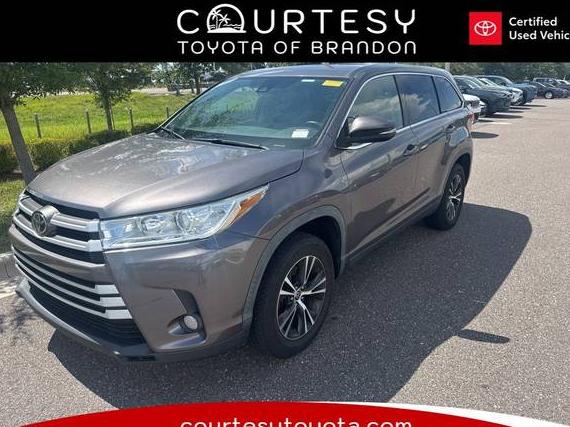 TOYOTA HIGHLANDER 2019 5TDZZRFH7KS369033 image