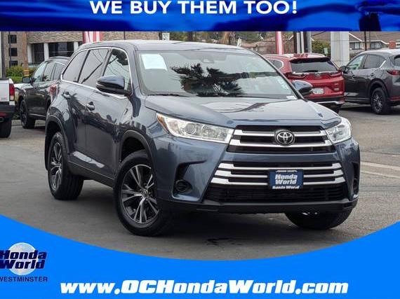 TOYOTA HIGHLANDER 2019 5TDZZRFHXKS351142 image