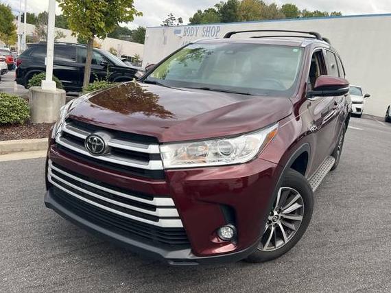 TOYOTA HIGHLANDER 2019 5TDKZRFH9KS299407 image TOYOTA HIGHLANDER 2019 5TDKZRFH9KS299407 image