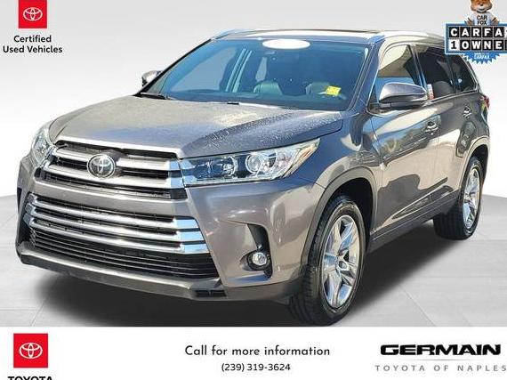 TOYOTA HIGHLANDER 2019 5TDYZRFH2KS295788 image