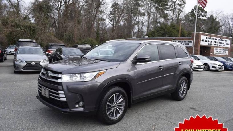 TOYOTA HIGHLANDER 2019 5TDJZRFH4KS588772 image