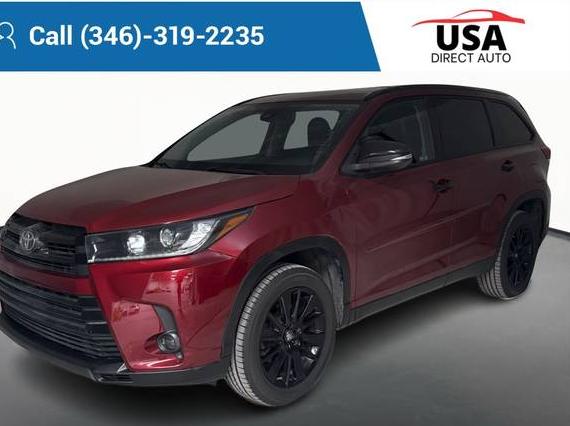TOYOTA HIGHLANDER 2019 5TDKZRFH0KS318118 image