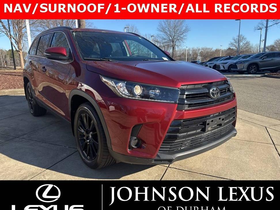 TOYOTA HIGHLANDER 2019 5TDJZRFH7KS611865 image