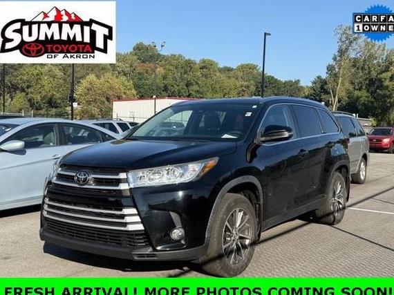 TOYOTA HIGHLANDER 2019 5TDJZRFH3KS620319 image