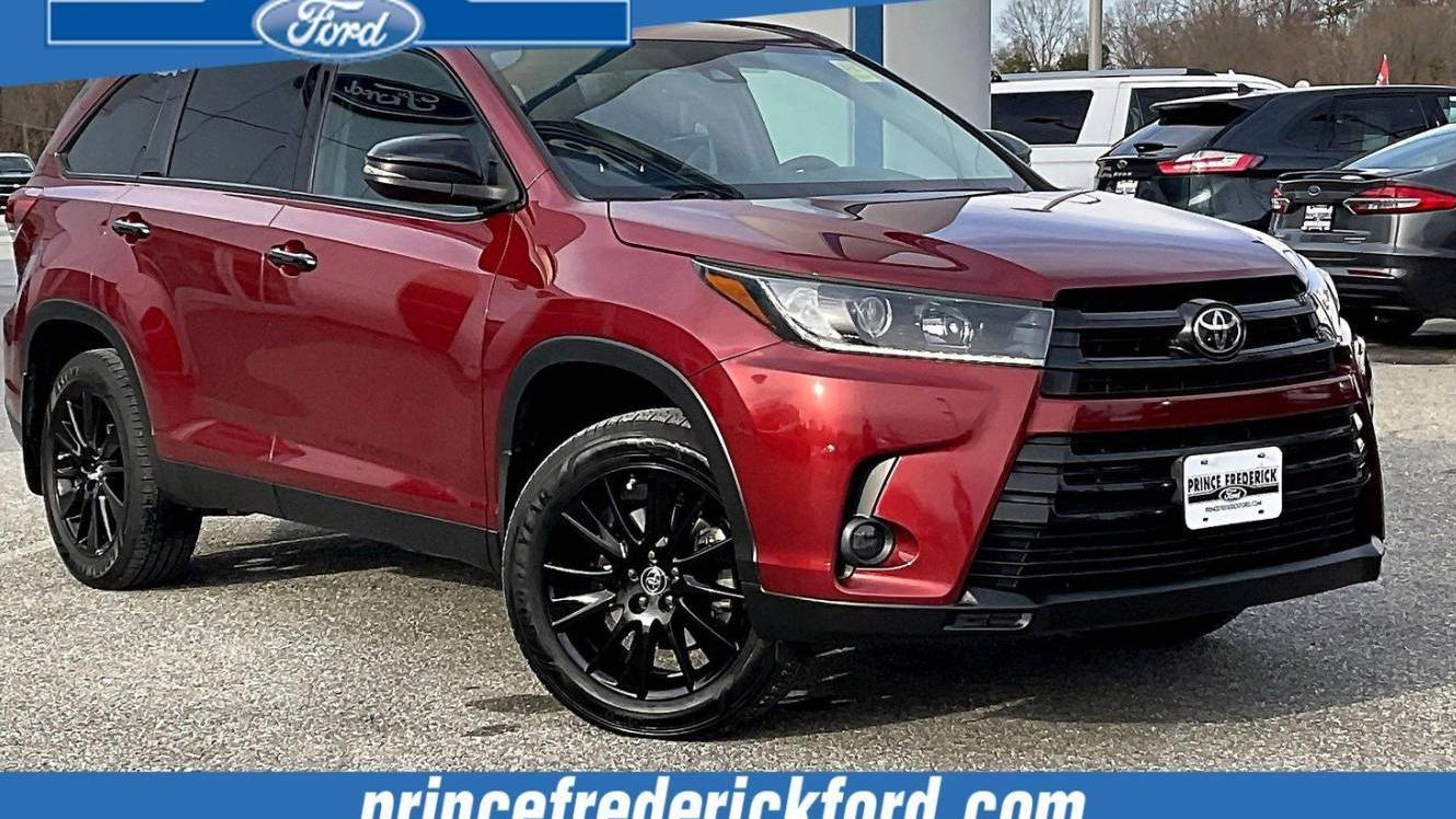 TOYOTA HIGHLANDER 2019 5TDJZRFH0KS978848 image