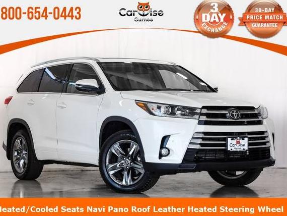 TOYOTA HIGHLANDER 2018 5TDDZRFH0JS822420 image