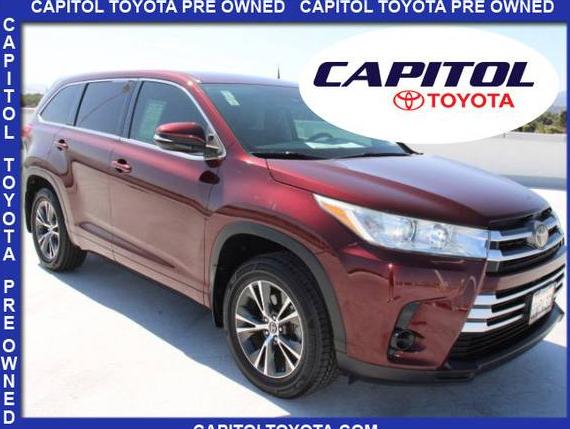 TOYOTA HIGHLANDER 2018 5TDBZRFH1JS899269 image