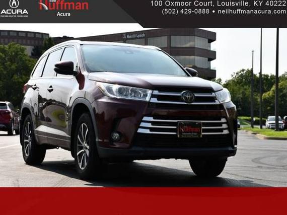 TOYOTA HIGHLANDER 2018 5TDJZRFH5JS897603 image
