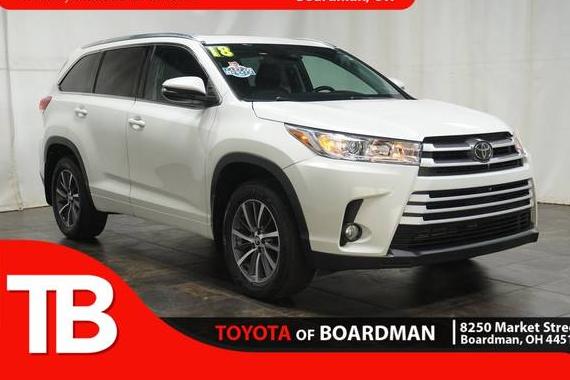 TOYOTA HIGHLANDER 2018 5TDJZRFH0JS893538 image TOYOTA HIGHLANDER 2018 5TDJZRFH0JS893538 image