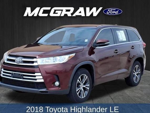 TOYOTA HIGHLANDER 2018 5TDZZRFH1JS243183 image
