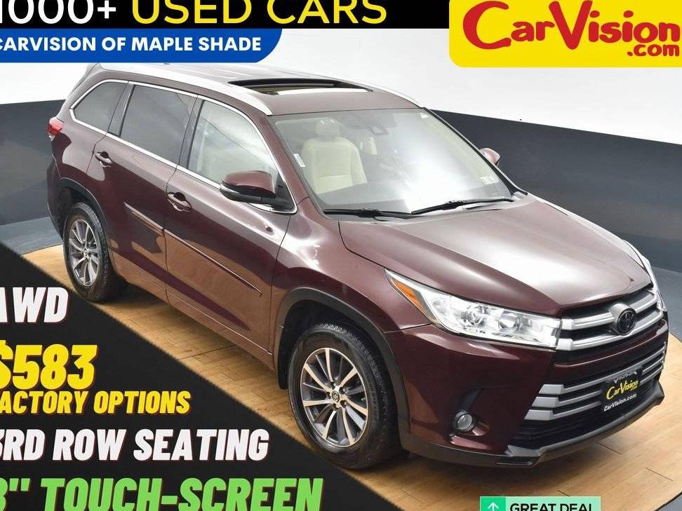 TOYOTA HIGHLANDER 2018 5TDJZRFH8JS881590 image