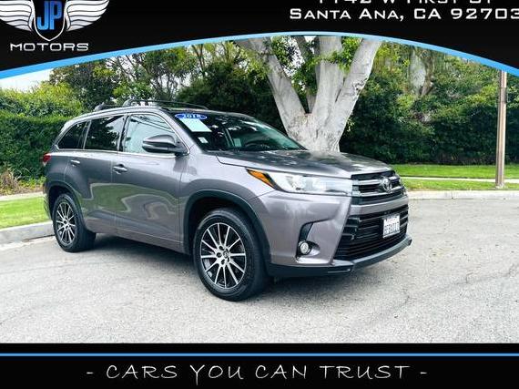 TOYOTA HIGHLANDER 2018 5TDKZRFH2JS548659 image