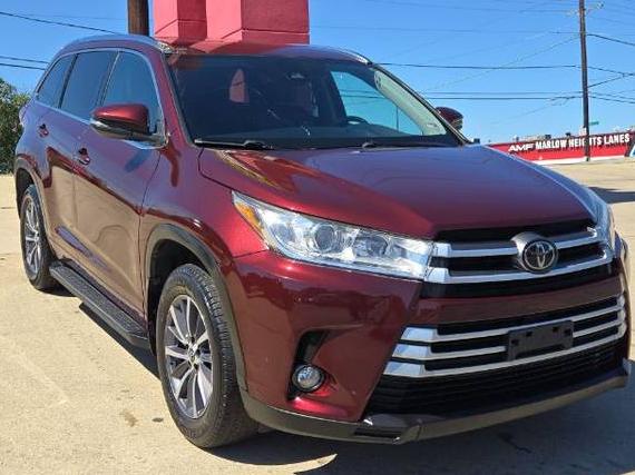 TOYOTA HIGHLANDER 2018 5TDKZRFHXJS255401 image TOYOTA HIGHLANDER 2018 5TDKZRFHXJS255401 image
