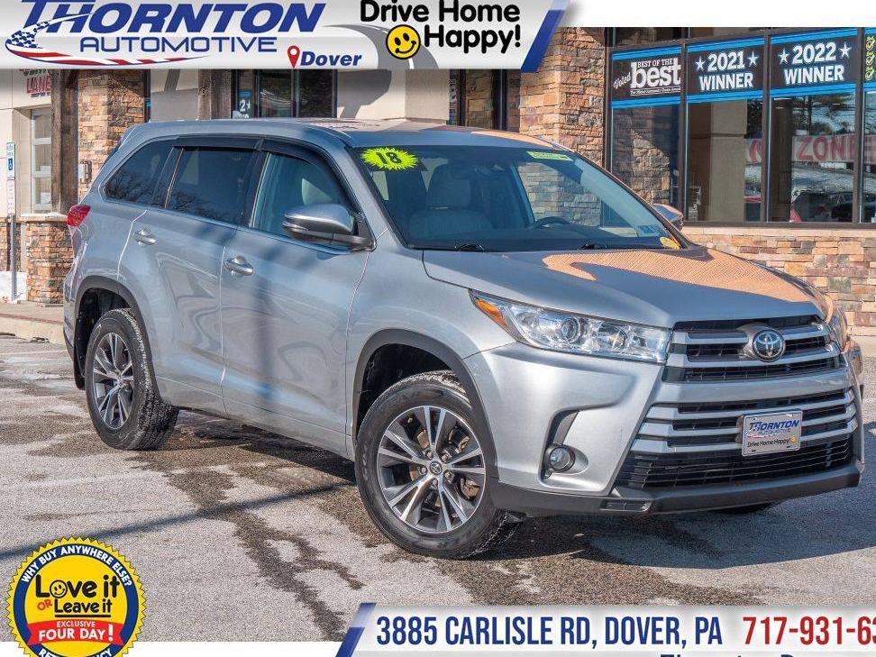 TOYOTA HIGHLANDER 2018 5TDBZRFH5JS888551 image