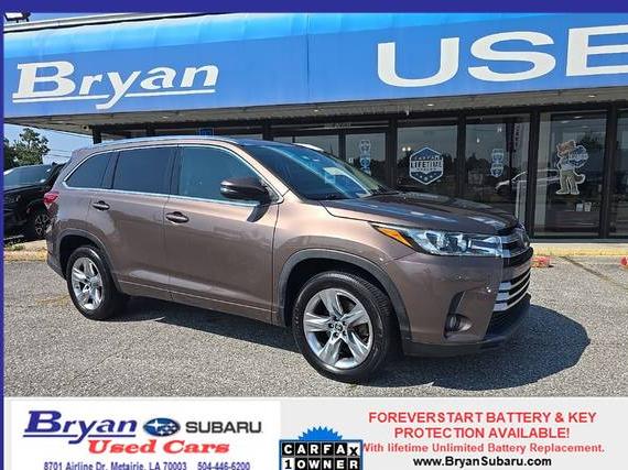 TOYOTA HIGHLANDER 2018 5TDYZRFH9JS262446 image