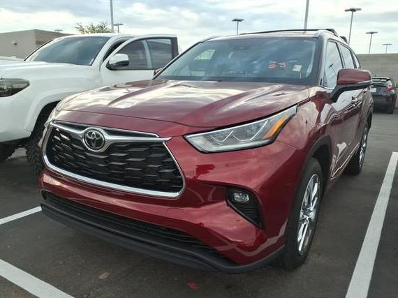 TOYOTA HIGHLANDER 2021 5TDYZRAHXMS079777 image