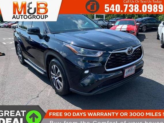 TOYOTA HIGHLANDER 2021 5TDGZRAH5MS067967 image