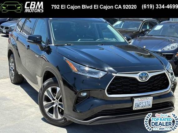 TOYOTA HIGHLANDER 2021 5TDHARAH6MS509148 image