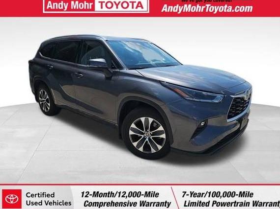 TOYOTA HIGHLANDER 2021 5TDGZRBH1MS558342 image