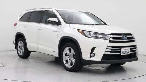 TOYOTA HIGHLANDER 2017 5TDDGRFH9HS030895 image