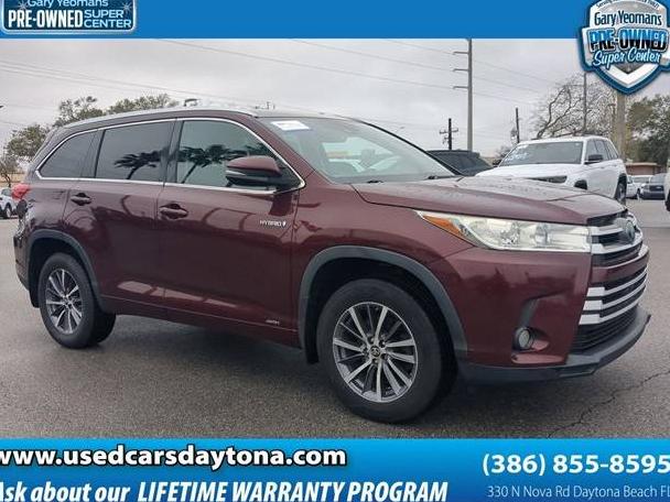 TOYOTA HIGHLANDER 2017 5TDJGRFH1HS036127 image