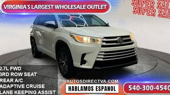 TOYOTA HIGHLANDER 2017 5TDZARFH7HS028411 image