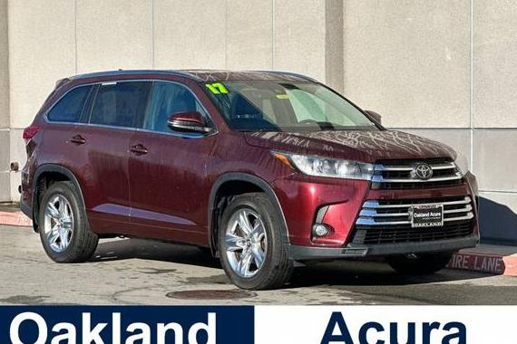 TOYOTA HIGHLANDER 2017 5TDDZRFH0HS364534 image