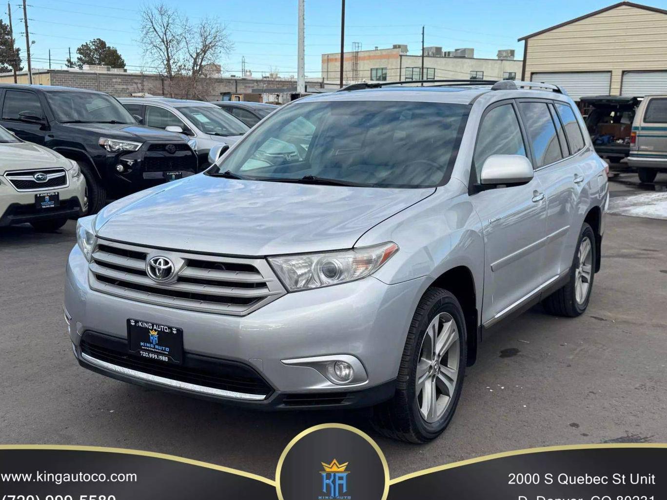 TOYOTA HIGHLANDER 2012 5TDDK3EH1CS118183 image