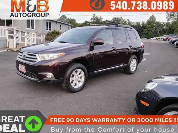 TOYOTA HIGHLANDER 2012 5TDBK3EH4CS101756 image
