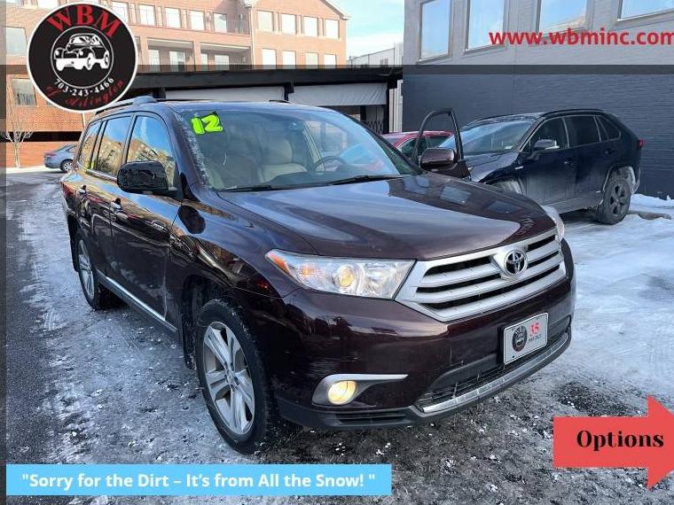 TOYOTA HIGHLANDER 2012 5TDDK3EH6CS146013 image