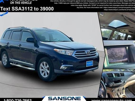 TOYOTA HIGHLANDER 2012 5TDBK3EHXCS133112 image