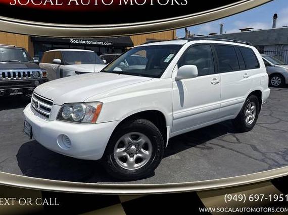 TOYOTA HIGHLANDER 2002 JTEGD21A520046055 image