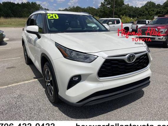TOYOTA HIGHLANDER 2020 5TDGZRAH0LS506670 image