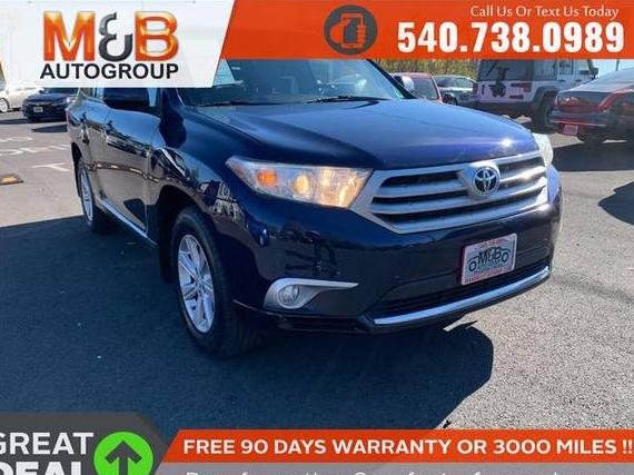 TOYOTA HIGHLANDER 2011 5TDBK3EH9BS078599 image