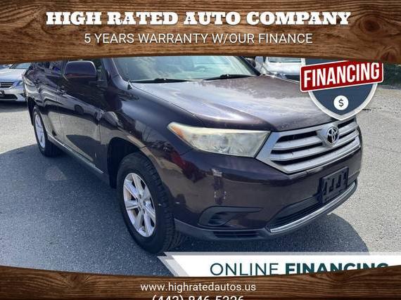 TOYOTA HIGHLANDER 2011 5TDBK3EH6BS076664 image