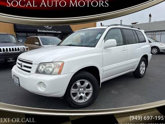 TOYOTA HIGHLANDER 2003 JTEGF21AX30114104 image