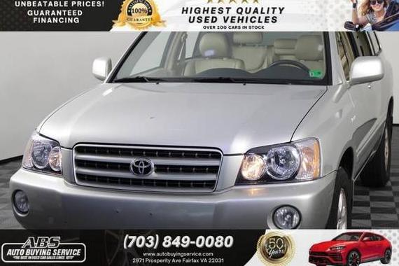 TOYOTA HIGHLANDER 2003 JTEGF21A830101755 image