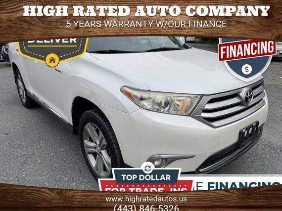 TOYOTA HIGHLANDER 2013 5TDDK3EH5DS186648 image TOYOTA HIGHLANDER 2013 5TDDK3EH5DS186648 image