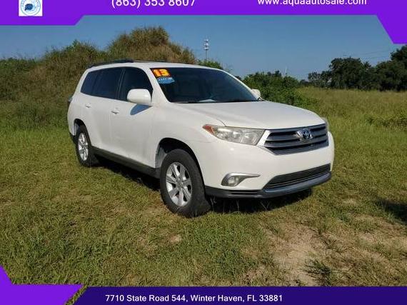 TOYOTA HIGHLANDER 2013 5TDZK3EH7DS112119 image