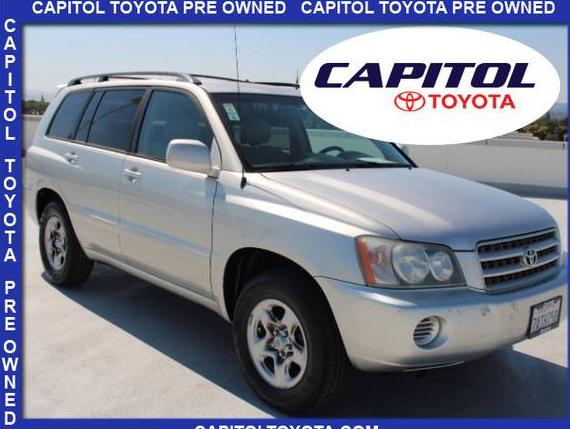 TOYOTA HIGHLANDER 2001 JTEGD21A210014159 image