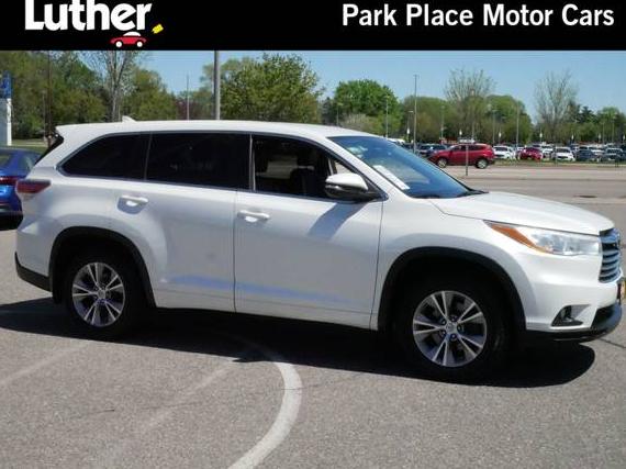 TOYOTA HIGHLANDER 2014 5TDBKRFH3ES035091 image