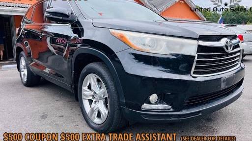 TOYOTA HIGHLANDER 2014 5TDDKRFH1ES031744 image