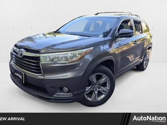 TOYOTA HIGHLANDER 2014 5TDDKRFH8ES059542 image