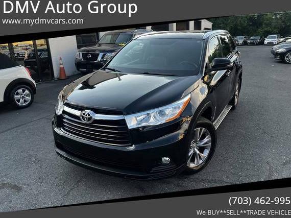 TOYOTA HIGHLANDER 2014 5TDJKRFH9ES034829 image
