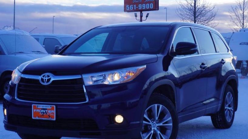 TOYOTA HIGHLANDER 2014 5TDBKRFH0ES023173 image