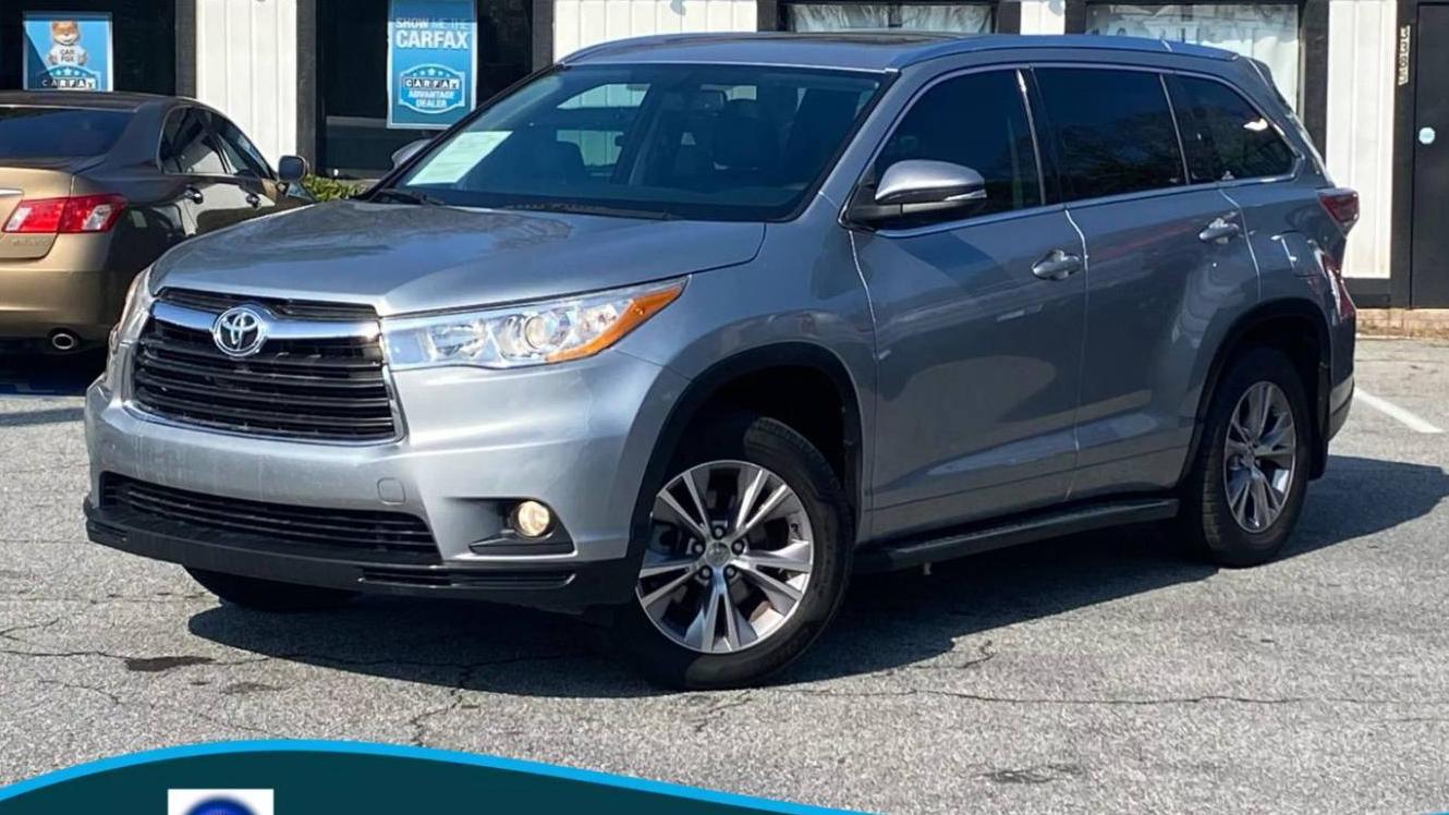 TOYOTA HIGHLANDER 2014 5TDKKRFHXES004727 image