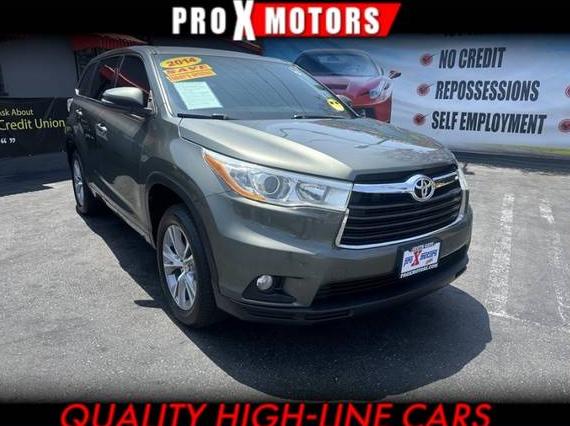 TOYOTA HIGHLANDER 2014 5TDZKRFHXES033210 image