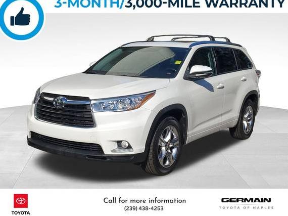 TOYOTA HIGHLANDER 2014 5TDYKRFH8ES013825 image