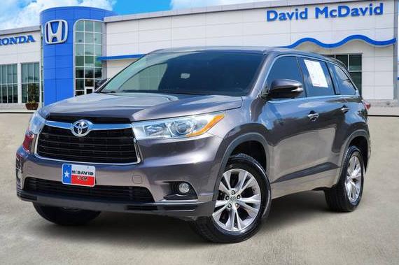 TOYOTA HIGHLANDER 2014 5TDZKRFH8ES025798 image
