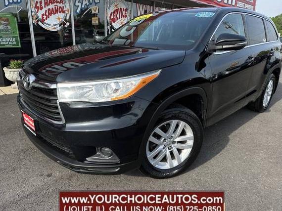 TOYOTA HIGHLANDER 2014 5TDBKRFH4ES004478 image
